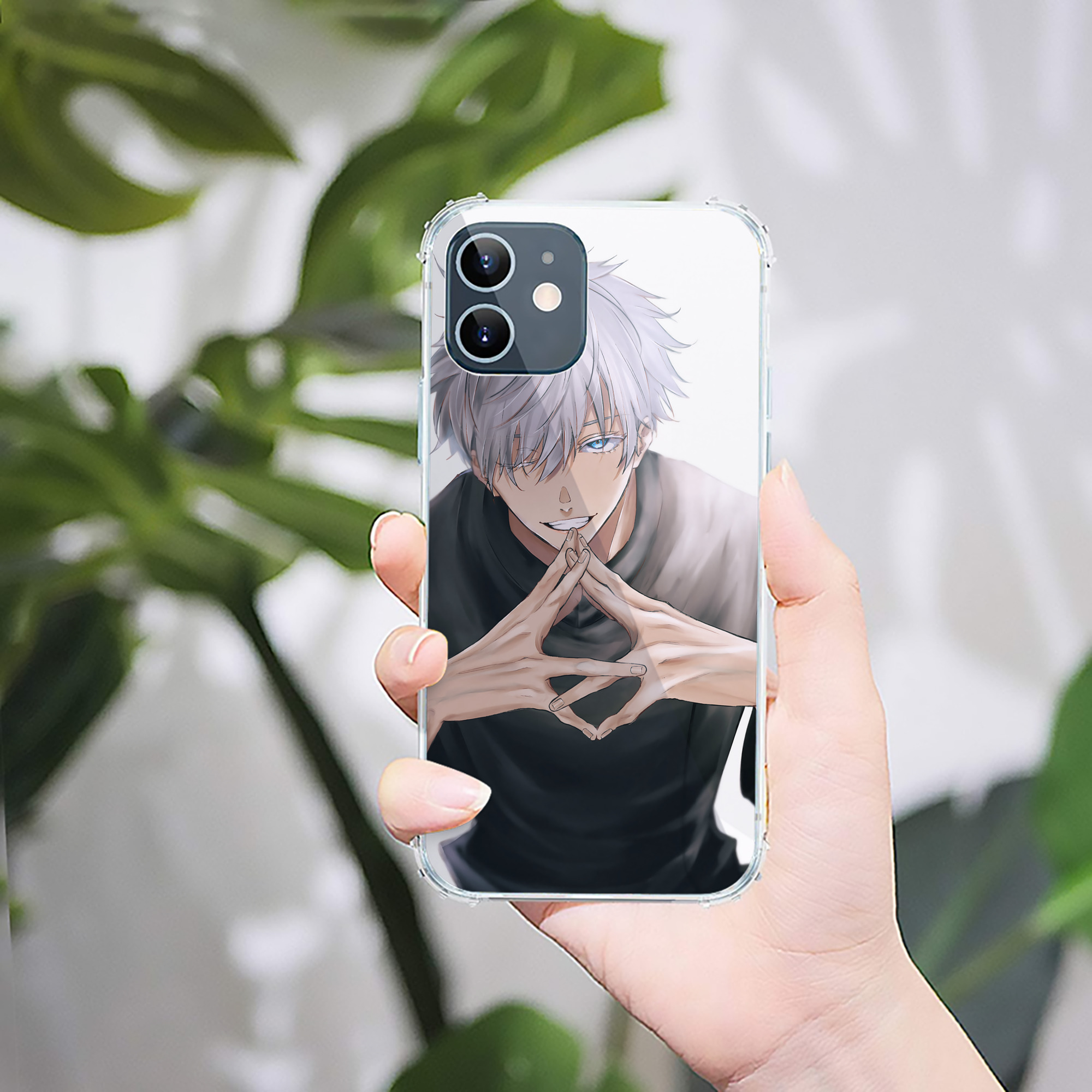 （画像用） 呪術廻戦 Jujutsu Kaisen 【iPhone 12シリーズ対応】透明スマホケース（クリアソフトケース）